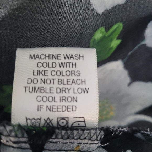 Truth NYC Sheer Floral Kimono Cover-Up Black 1X Plus Size Boho Layering - Picture 5 of 7